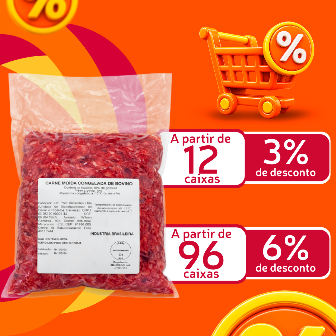 Carne Mo&iacute;da 1kg - Merc&iacute;